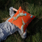 Velvet Leaping Small Leopard Throw Pillow - Che Cose Belle