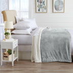 Velvet Plush Sherpa Luxury Bed Blanket - Kinsley Collection - Che Cose Belle