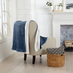 Velvet Plush Sherpa Luxury Bed Blanket - Kinsley Collection - Che Cose Belle