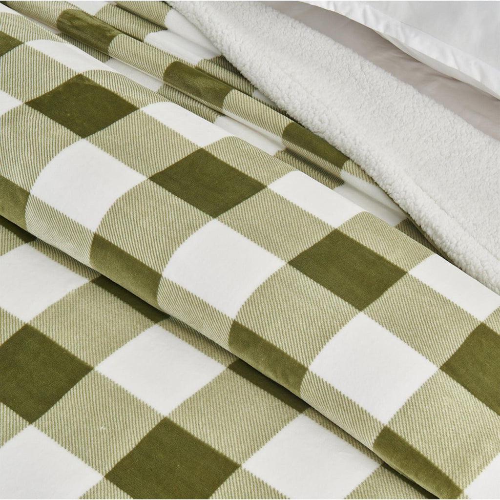 Velvet Plush Sherpa Luxury Bed Blanket - Kinsley Collection - Che Cose Belle