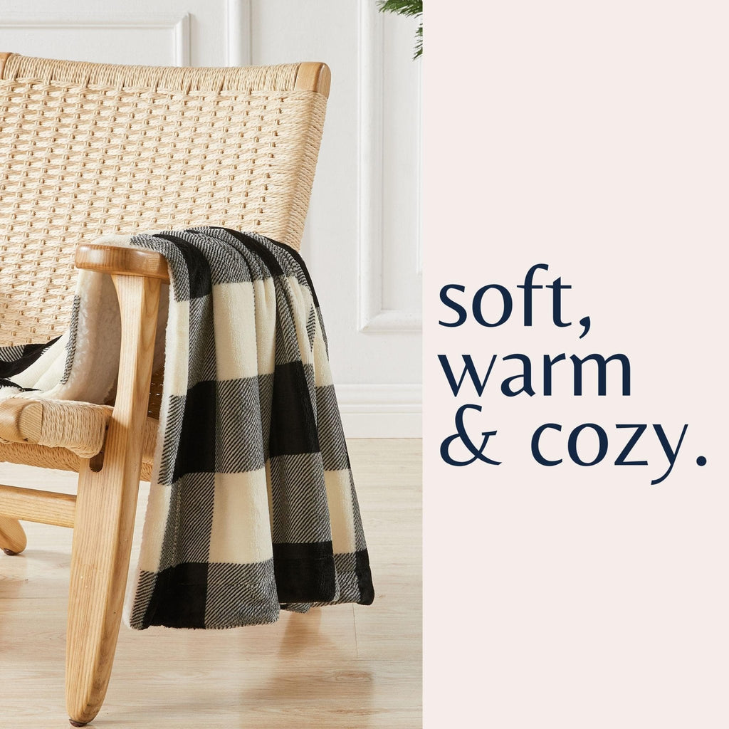 Velvet Plush Sherpa Luxury Bed Blanket - Kinsley Collection - Che Cose Belle