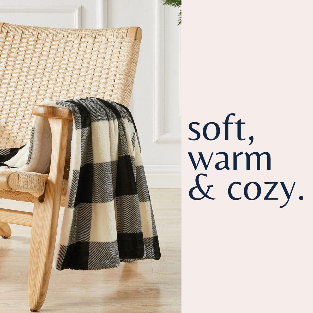 Velvet Plush Sherpa Luxury Bed Blanket - Kinsley Collection - Che Cose Belle