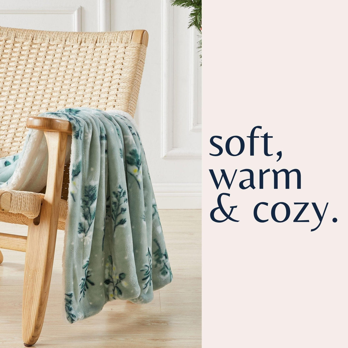 Velvet Plush Sherpa Luxury Bed Blanket - Kinsley Collection - Che Cose Belle