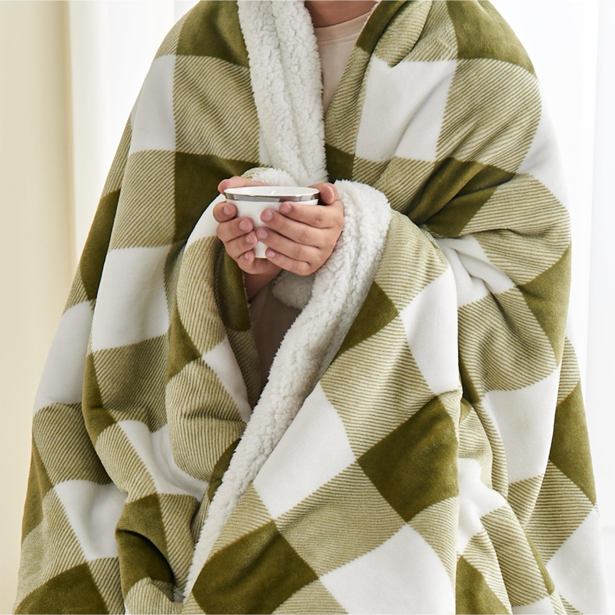 Velvet Plush Sherpa Luxury Bed Blanket - Kinsley Collection - Che Cose Belle