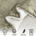 Velvet Plush Sherpa Luxury Bed Blanket - Kinsley Collection - Che Cose Belle