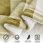Velvet Plush Sherpa Luxury Bed Blanket - Kinsley Collection - Che Cose Belle