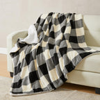 Velvet Plush Sherpa Luxury Bed Blanket - Kinsley Collection - Che Cose Belle