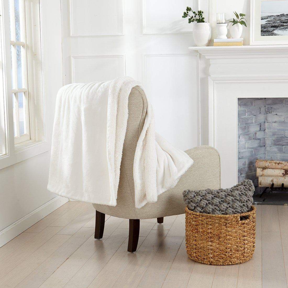 Velvet Plush Sherpa Luxury Bed Blanket - Kinsley Collection - Che Cose Belle