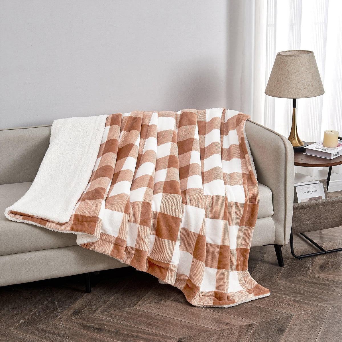 Velvet Plush Sherpa Luxury Bed Blanket - Kinsley Collection - Che Cose Belle