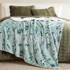 Velvet Plush Sherpa Luxury Bed Blanket - Kinsley Collection - Che Cose Belle