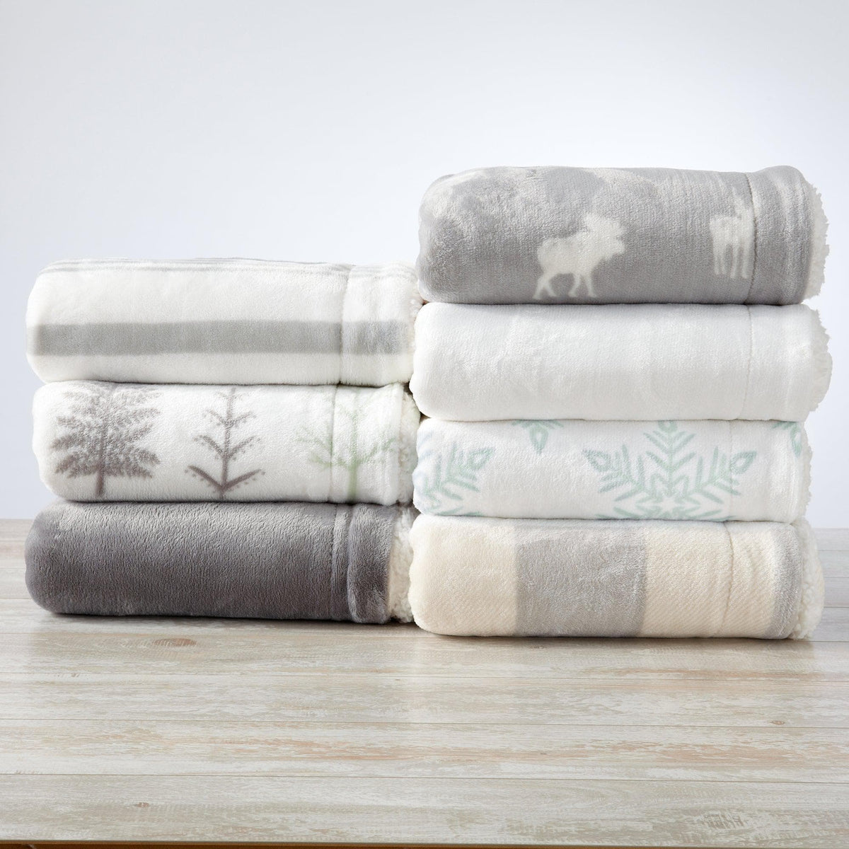 Velvet Plush Sherpa Luxury Bed Blanket - Kinsley Collection - Che Cose Belle