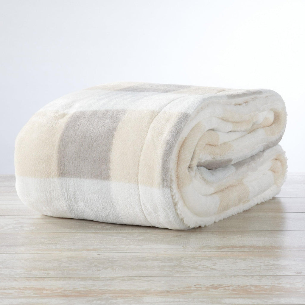 Velvet Plush Sherpa Luxury Bed Blanket - Kinsley Collection - Che Cose Belle
