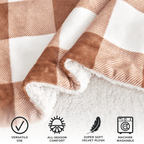 Velvet Plush Sherpa Luxury Bed Blanket - Kinsley Collection - Che Cose Belle