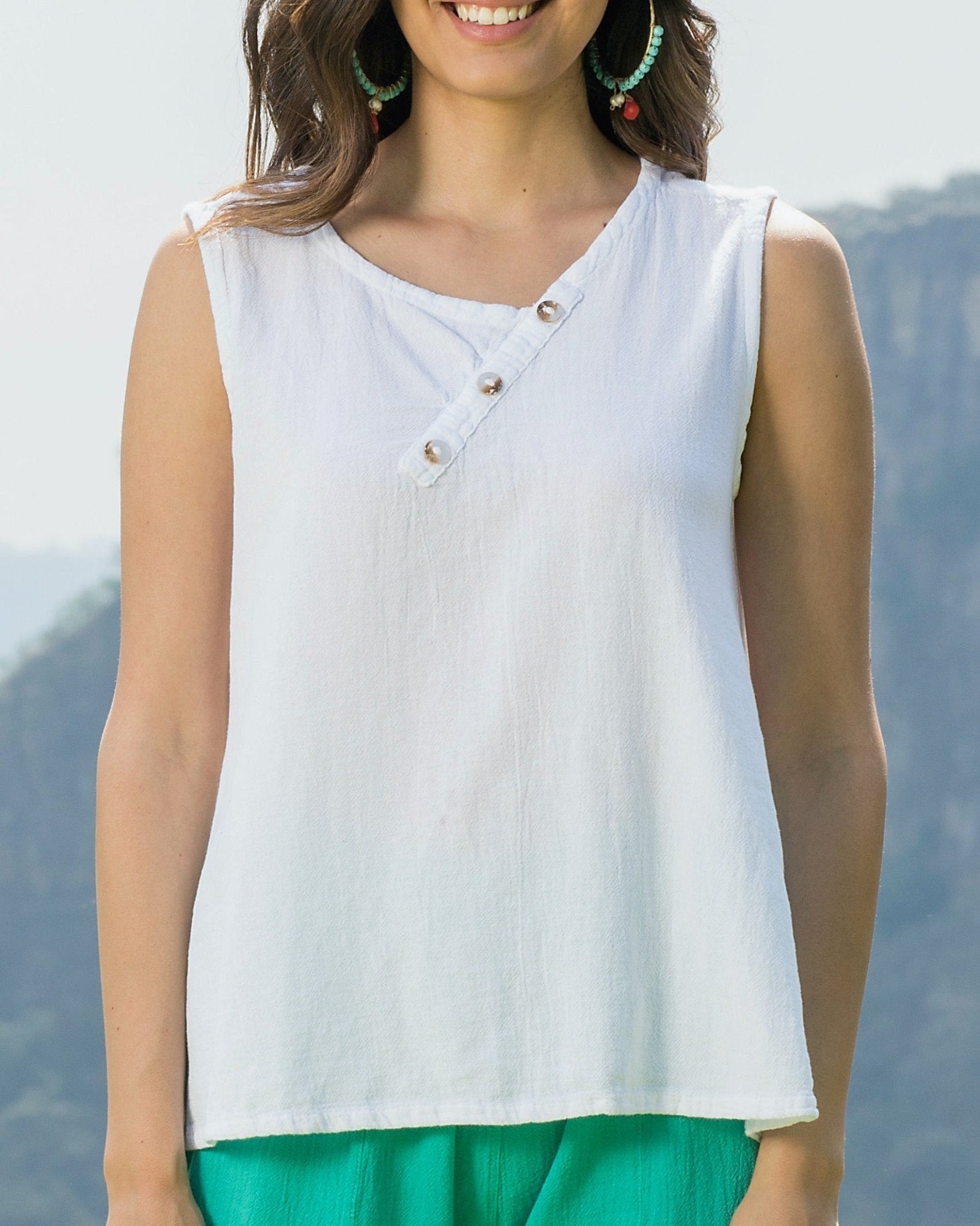 Vero Top - Womens Cotton Tank - Che Cose Belle