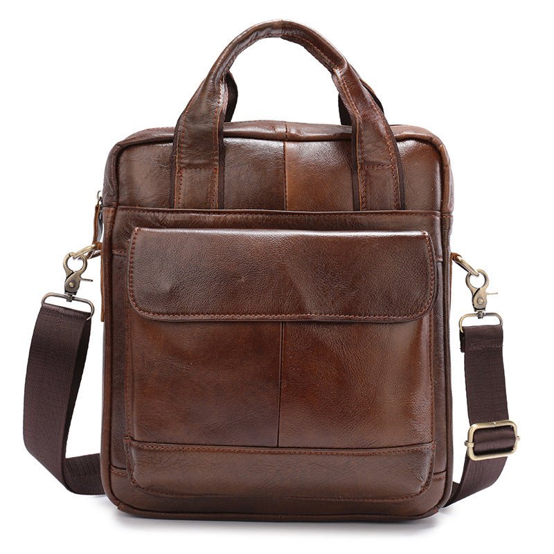 Vertical Briefcase Retro Men's Bag Handbag - Che Cose Belle