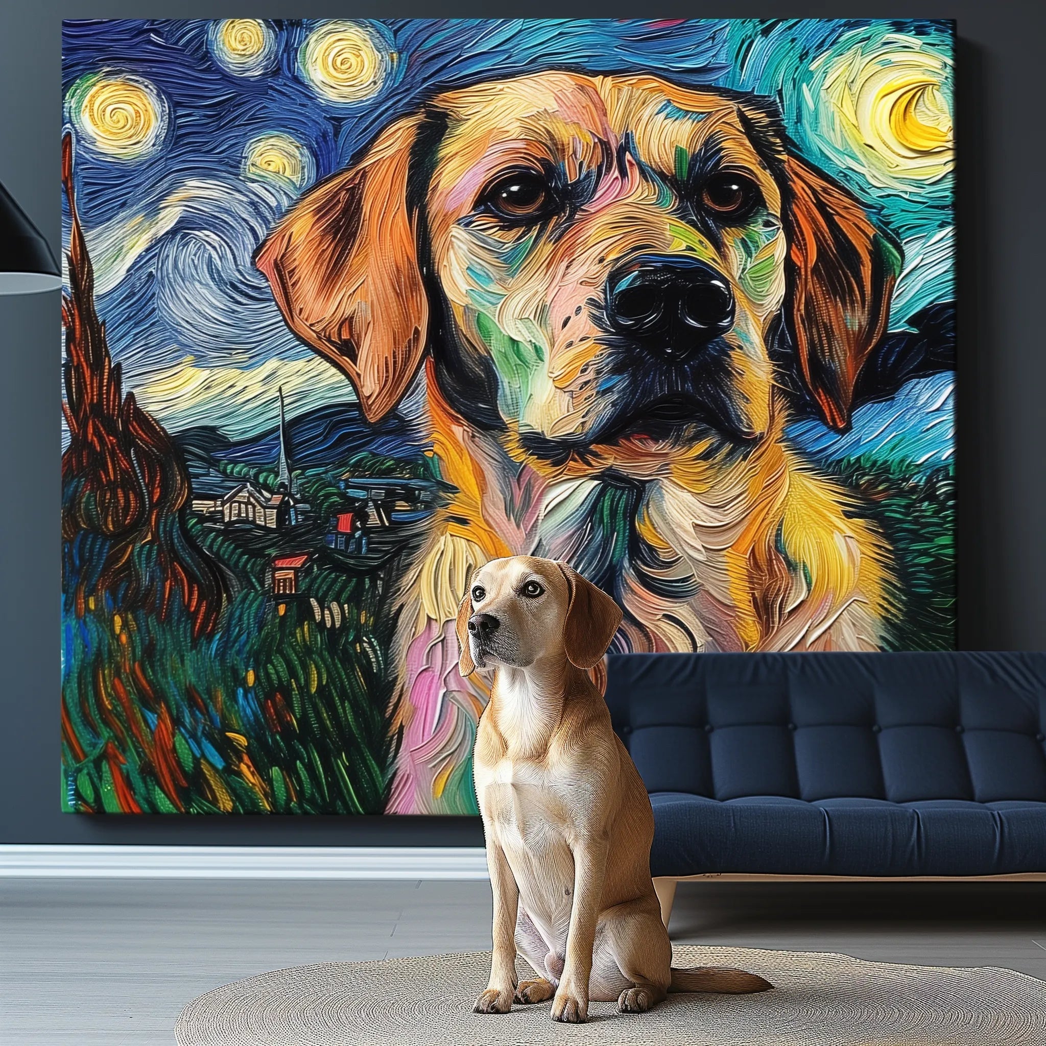 VG - Starry Night Texture Portrait - Che Cose Belle