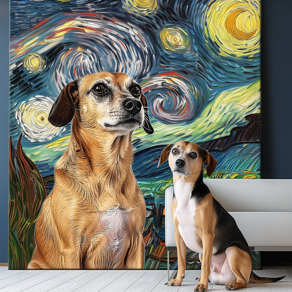 VG - Starry Night Texture Portrait - Che Cose Belle