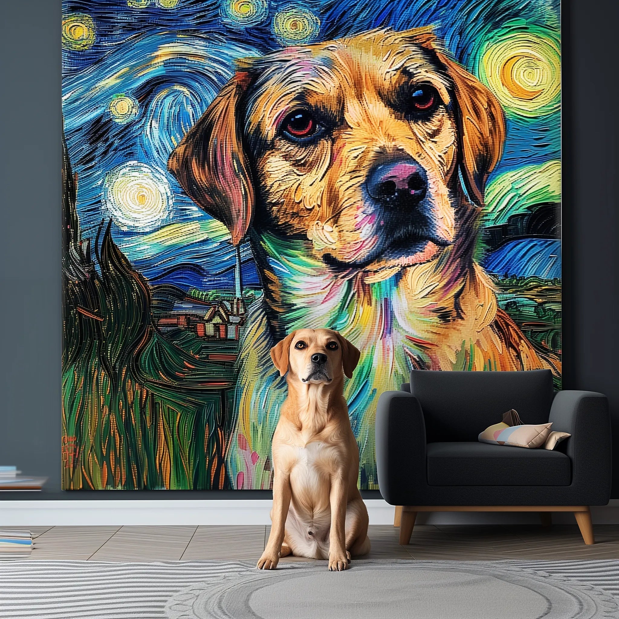 VG - Starry Night Texture Portrait - Che Cose Belle