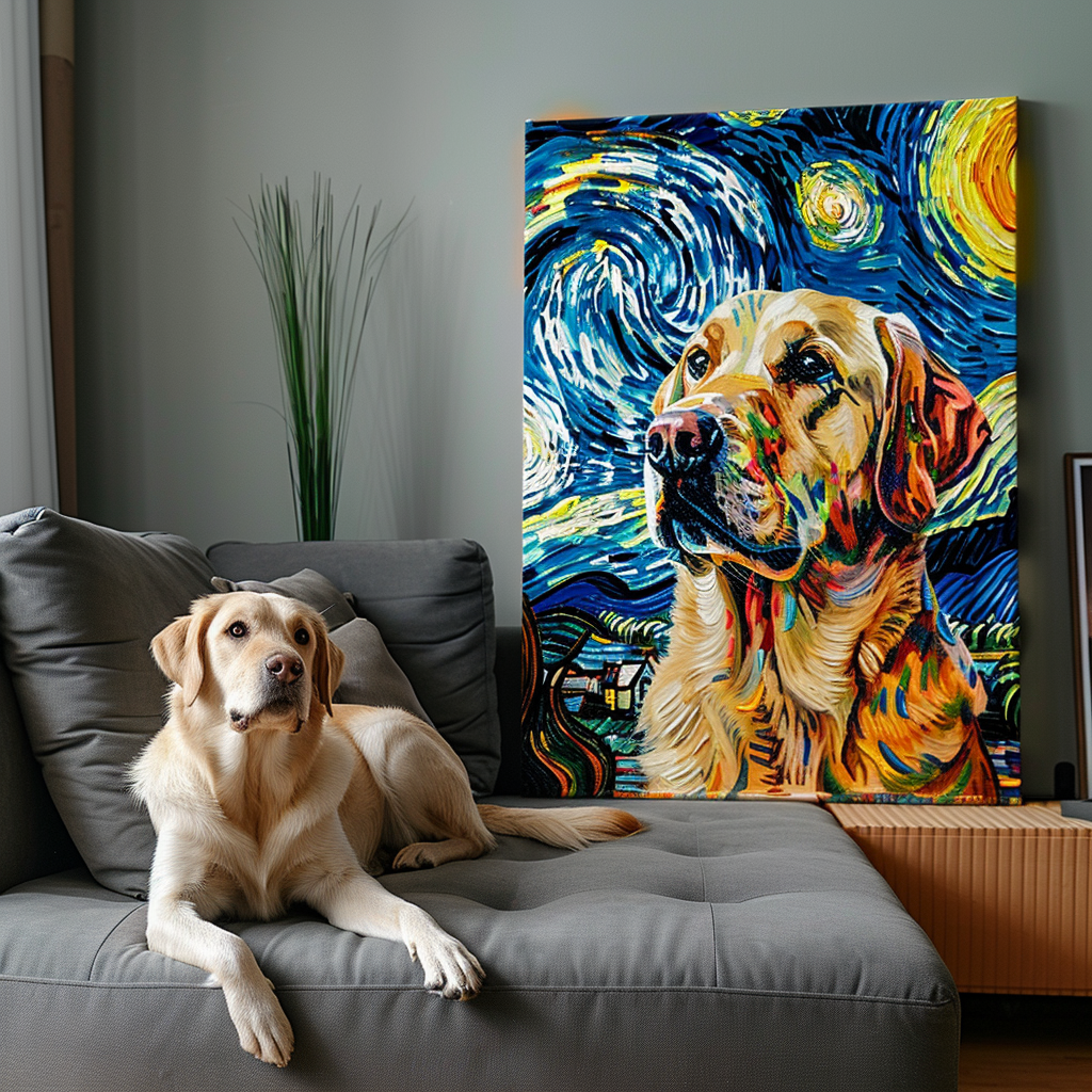VG - Starry Night Texture Portrait - Che Cose Belle
