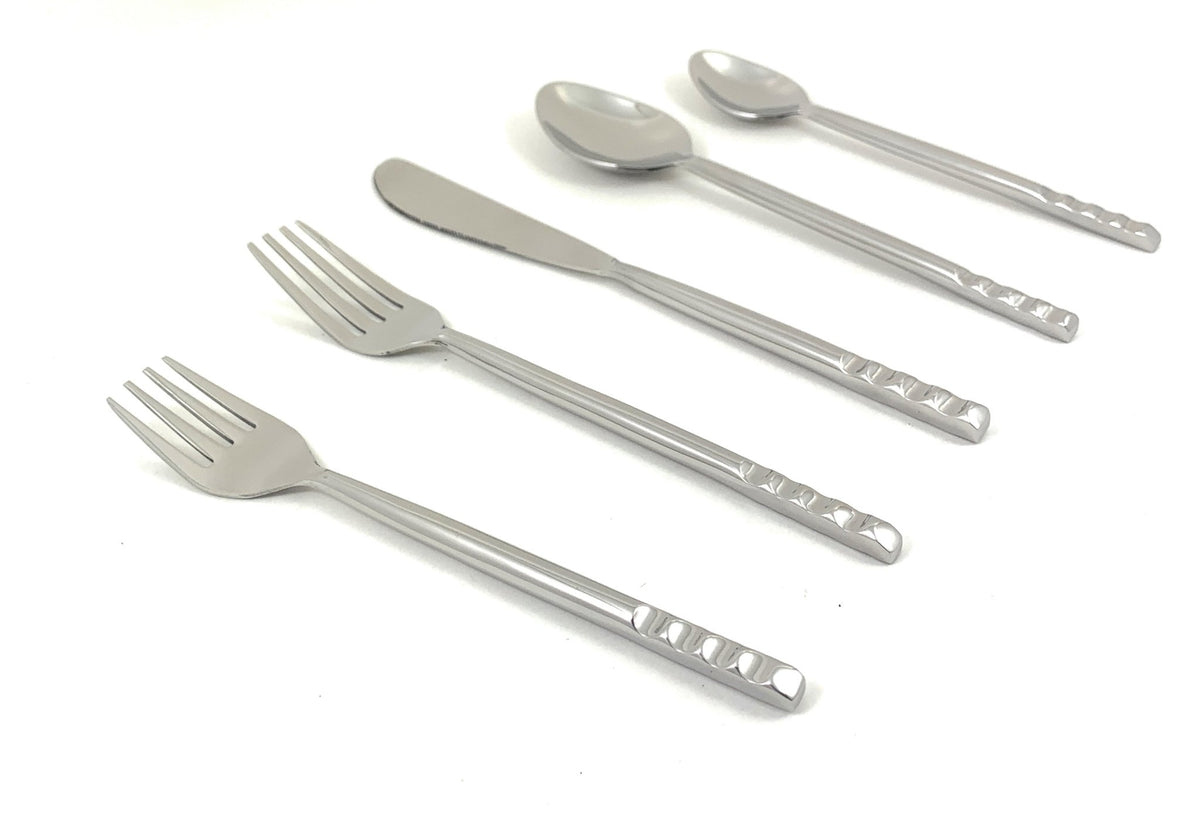 Vibhsa 20 Piece Flatware Set, Service for 4-Modern - Che Cose Belle