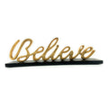 Vibhsa Believe Decorative Home Accent (12.5", Rustic Gold) - Che Cose Belle