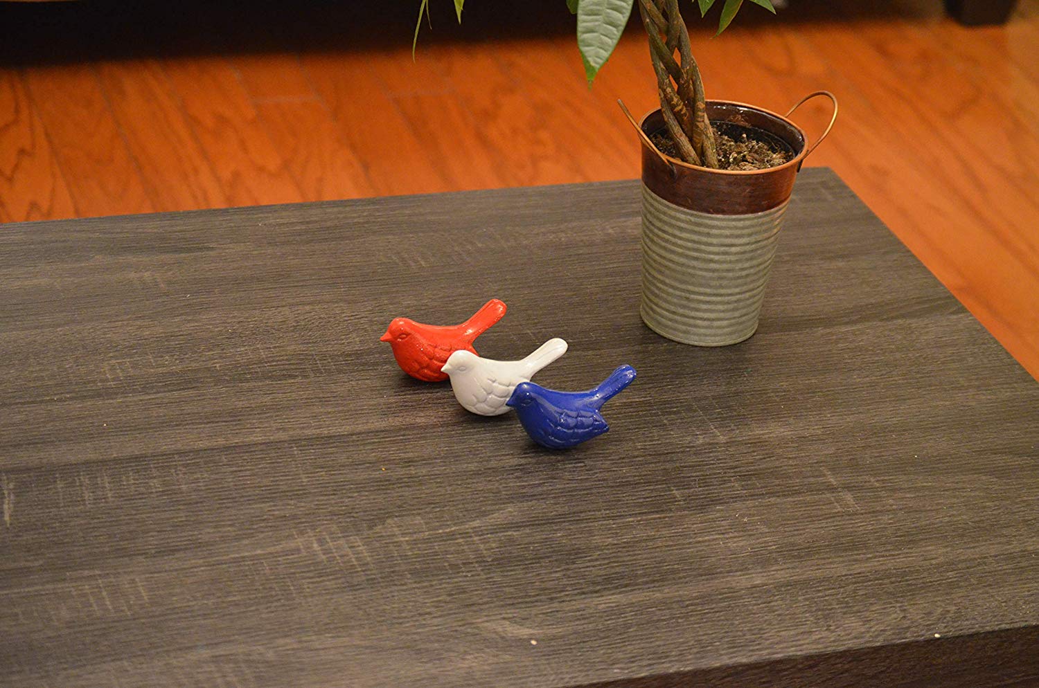 Vibhsa Bird Figurines Symbols of Health & Happiness (Blue, Red & White) - Che Cose Belle