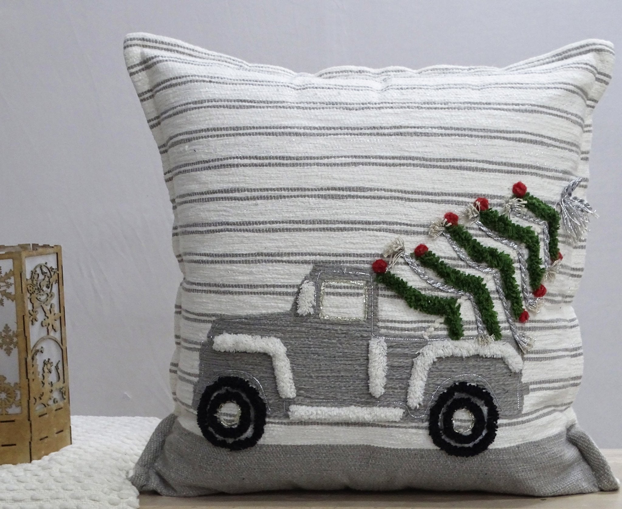 Vibhsa Christmas Decorative Throw Pillow 20"x20" - Che Cose Belle