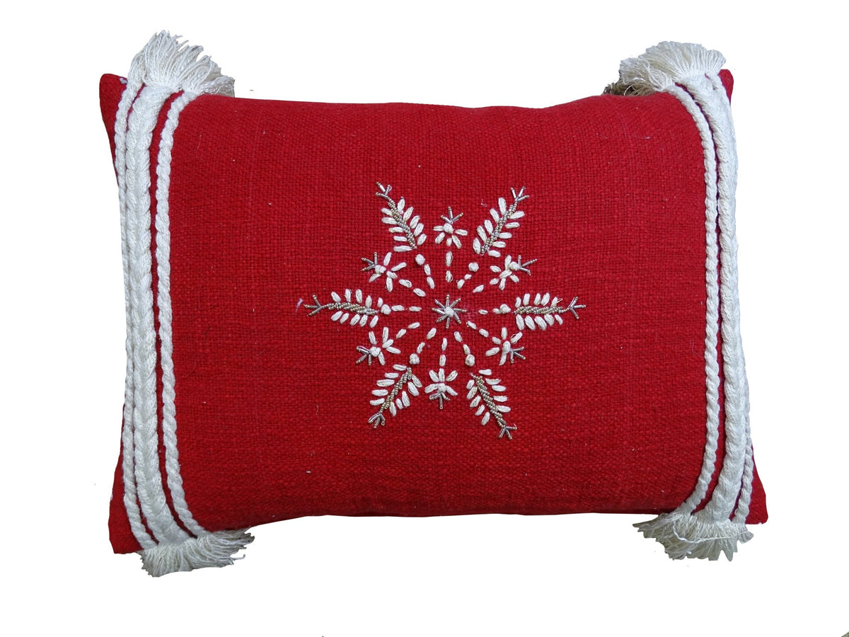 Vibhsa Christmas Throw Pillow for couch 14" x 24" - Che Cose Belle