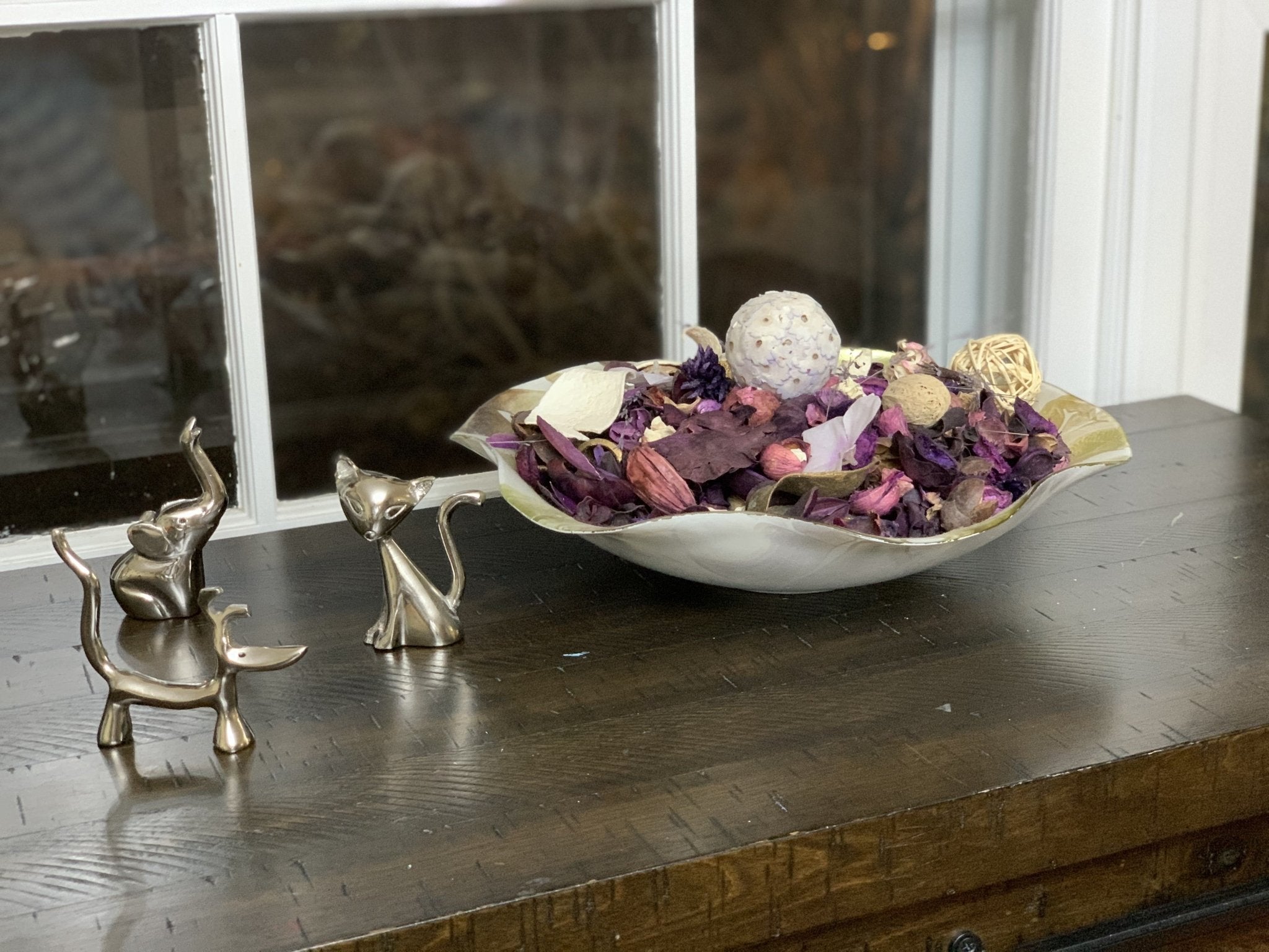 Vibhsa Dog Cat & Elephant Ring Holders Set - Silver - Che Cose Belle