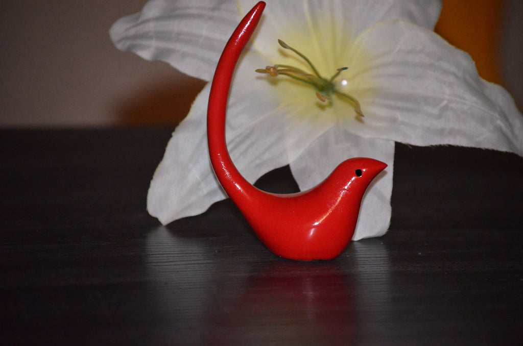 Vibhsa Gifts Bird Ring Holder Jewelry(Red) - Che Cose Belle
