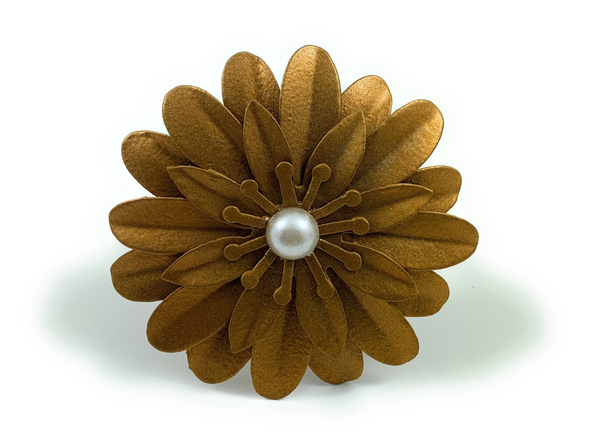 Vibhsa Golden Floral Set of 4 Napkin Rings - Che Cose Belle