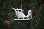 Vibhsa Handmade Christmas Ornaments Set of 3 with Red Ruby - Che Cose Belle