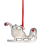 Vibhsa Sleigh Christmas Tree Ornament Decorations Set of 4 - Che Cose Belle