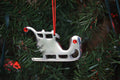 Vibhsa Sleigh Christmas Tree Ornament Decorations Set of 4 - Che Cose Belle