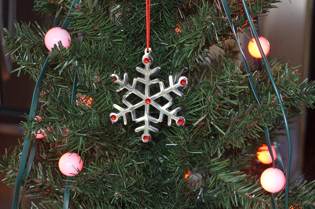 Vibhsa Snowflake Christmas Tree Ornament Decorations Set of 4 - Che Cose Belle