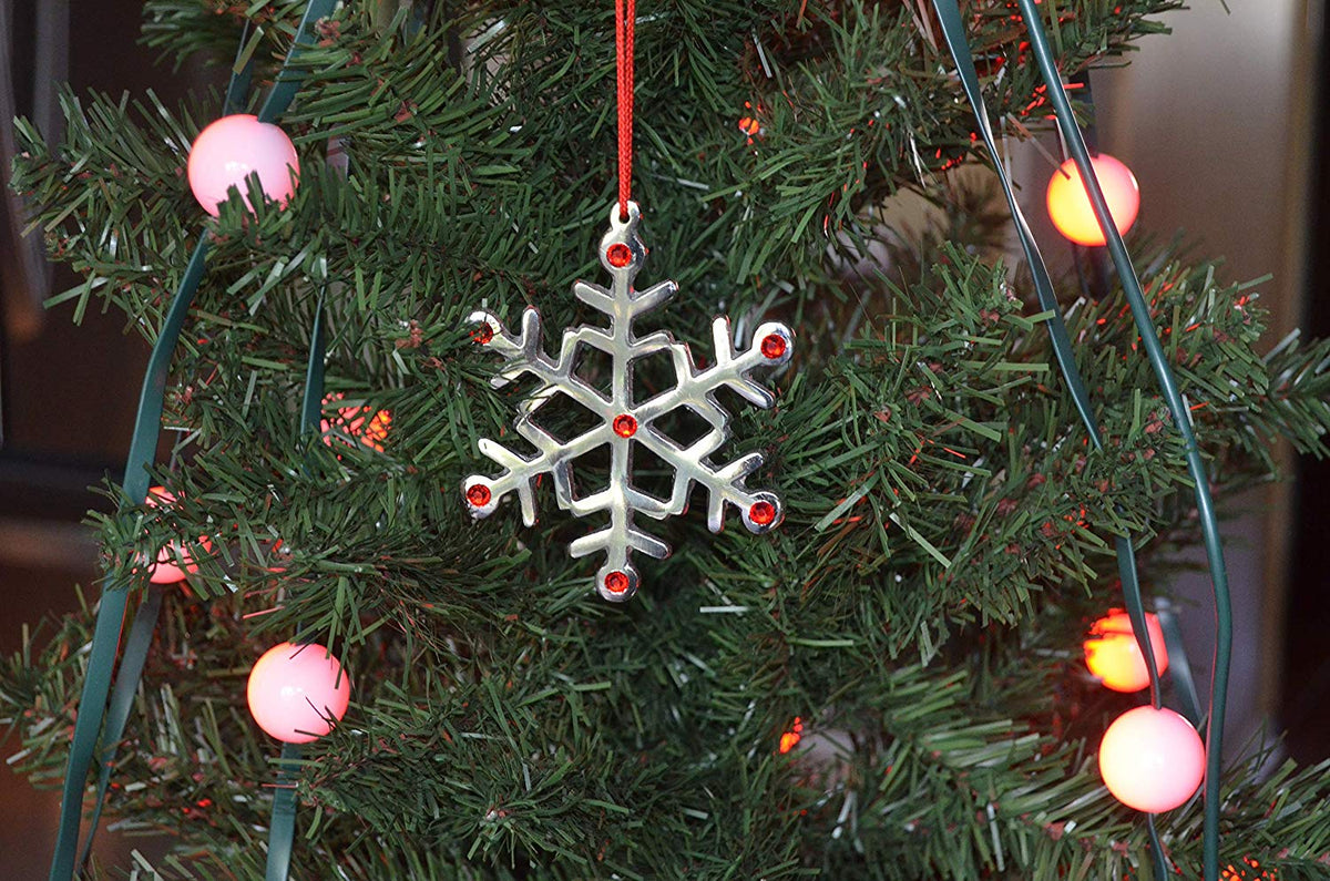 Vibhsa Snowflake Christmas Tree Ornament Decorations Set of 8 - Che Cose Belle