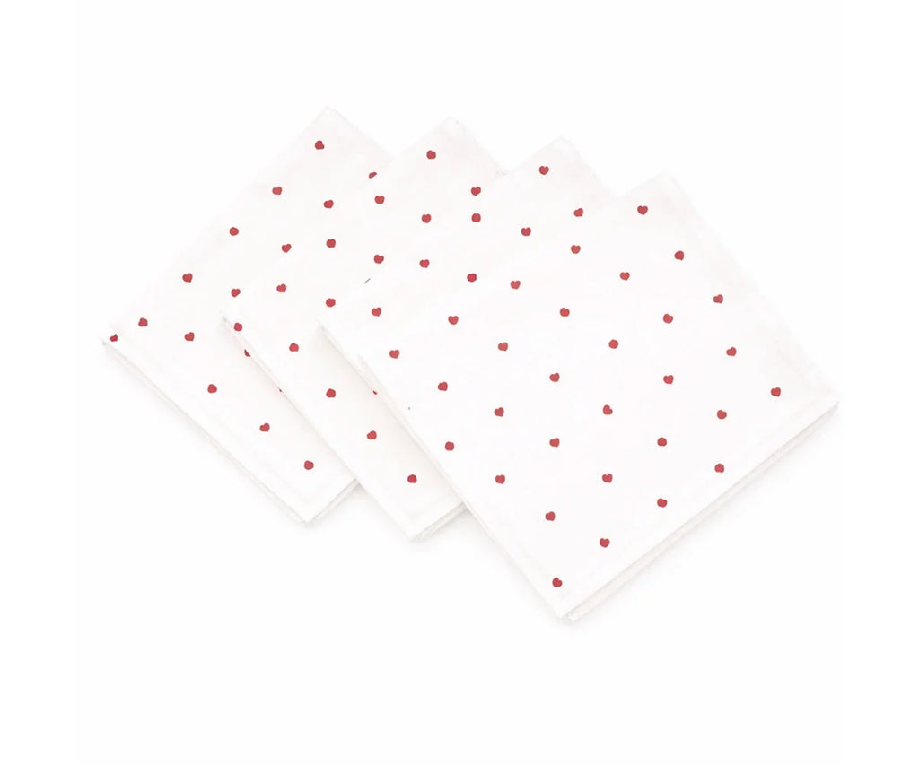 Hearts Napkins - Printed