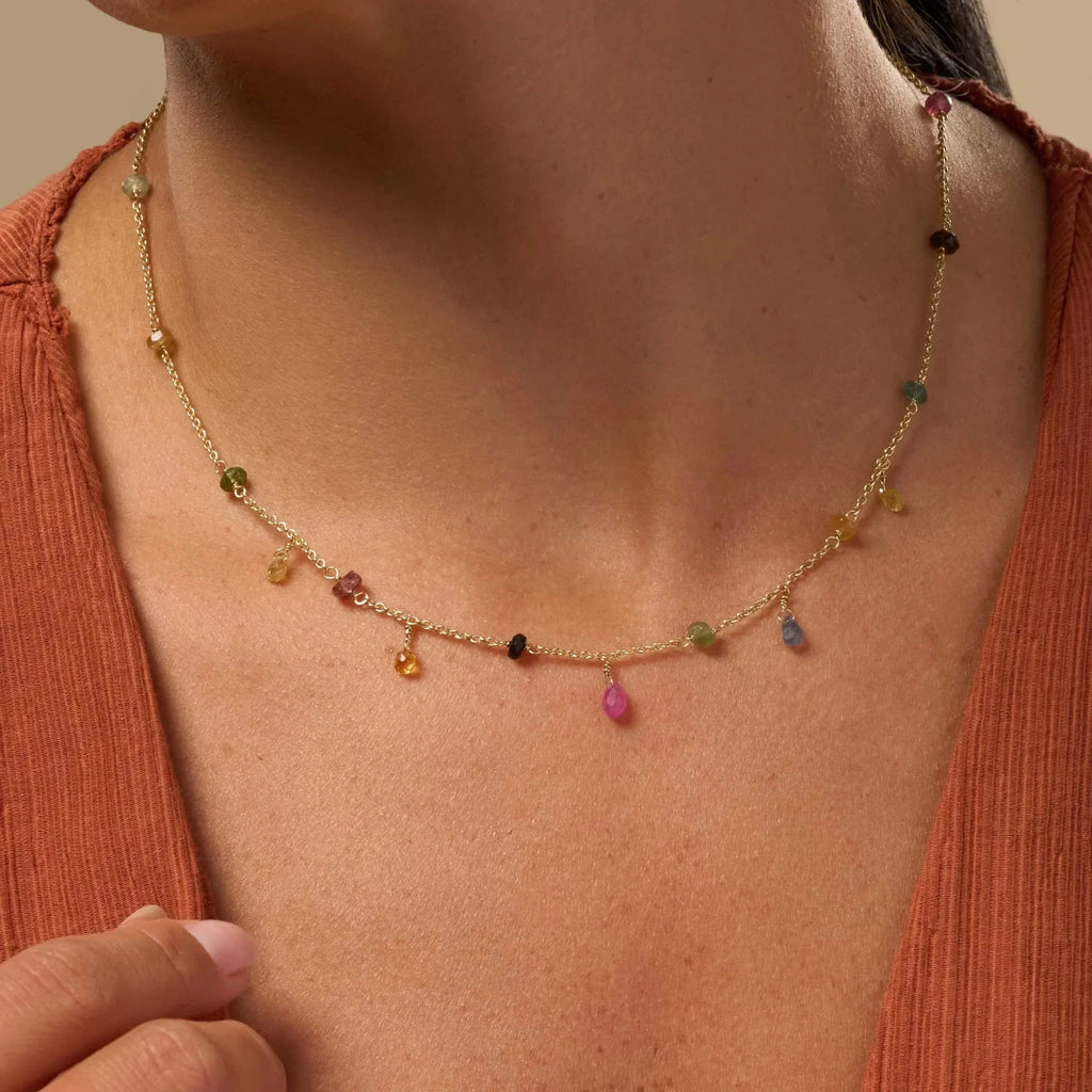 Vibrant Soul Multi - Stone Necklace - Che Cose Belle