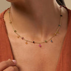 Vibrant Soul Multi - Stone Necklace - Che Cose Belle