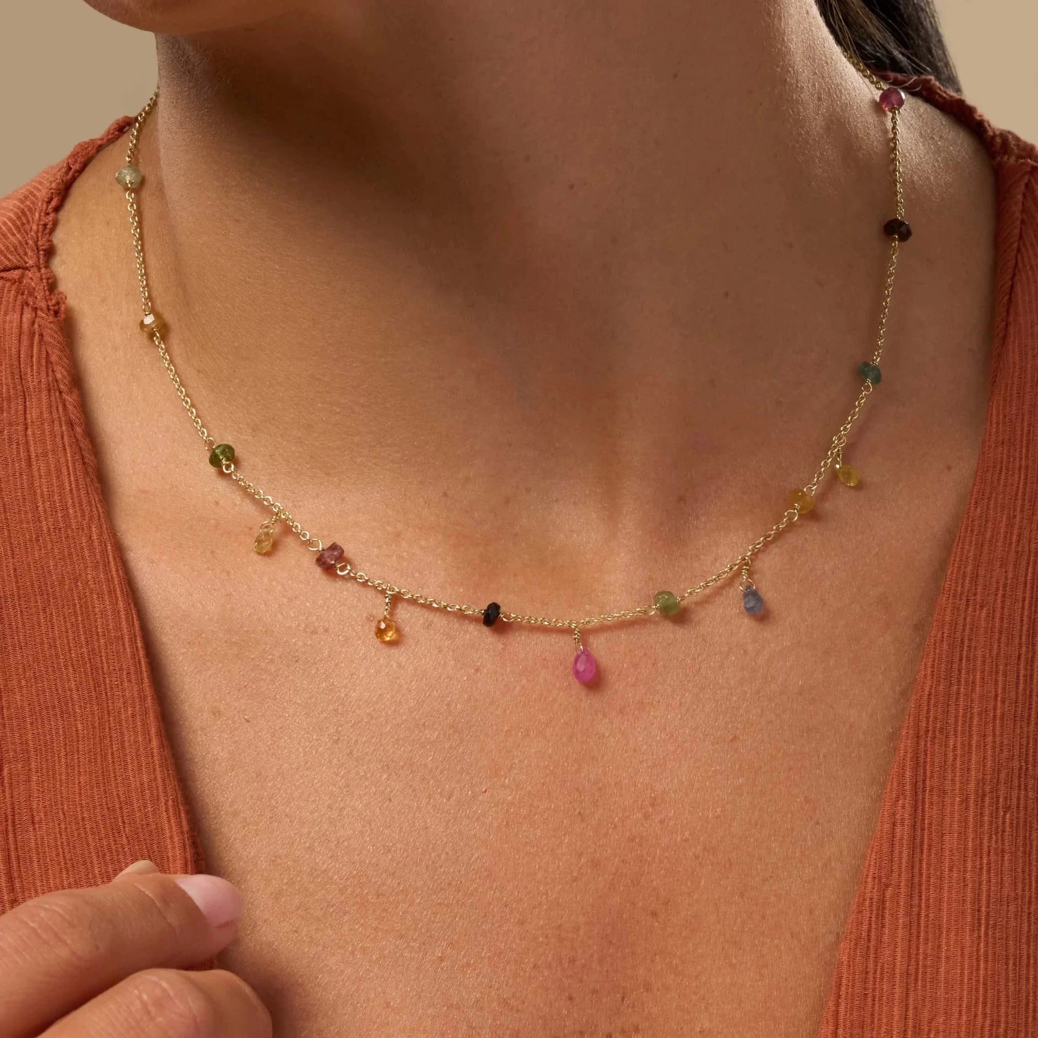 Vibrant Soul Multi - Stone Necklace - Che Cose Belle
