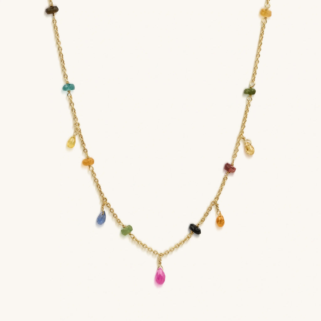 Vibrant Soul Multi - Stone Necklace - Che Cose Belle