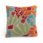 Vibrant Square Tufted Floral Throw Pillow | Indoor & Outdoor - Che Cose Belle