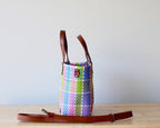 Vida Woven Purse – Pastel Plaid - Che Cose Belle