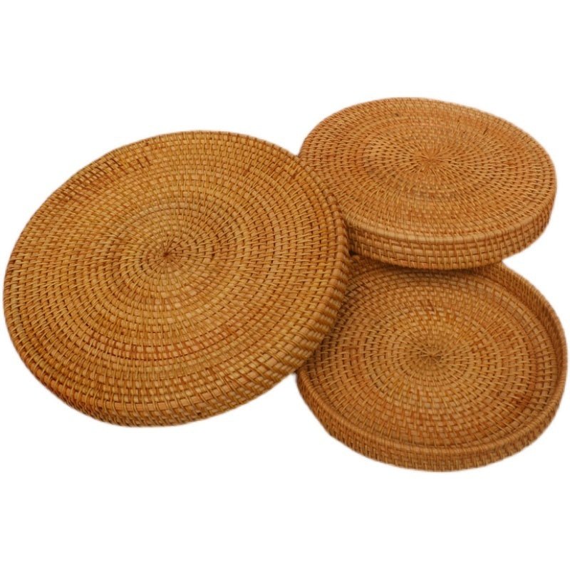 Vietnamese Handwoven Rattan Tray - Che Cose Belle