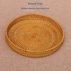Vietnamese Handwoven Rattan Tray - Che Cose Belle