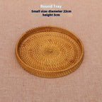 Vietnamese Handwoven Rattan Tray - Che Cose Belle