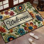 VIKAMA Bright Flower Carpet Garden Doormat Welcome Mat Rug For Bedroom Living Room Carpet Outdoor Carpet Home Decor - Che Cose Belle