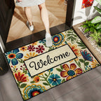 VIKAMA Bright Flower Carpet Garden Doormat Welcome Mat Rug For Bedroom Living Room Carpet Outdoor Carpet Home Decor - Che Cose Belle