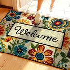 VIKAMA Bright Flower Carpet Garden Doormat Welcome Mat Rug For Bedroom Living Room Carpet Outdoor Carpet Home Decor - Che Cose Belle