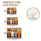 VIKAMA Cartoon Carpet Four Puppies Doormat Welcome Carpet Living Room Carpet Rug For Bedroom Outdoor Carpet Home Decoration - Che Cose Belle